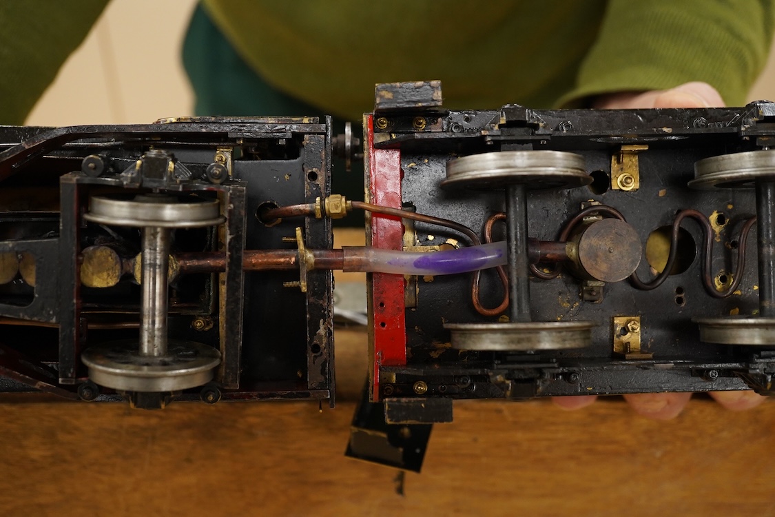 A Gauge One live steam BR Princess Royal class 4-6-0 tender locomotive, Princess Anne 46202, with spirit fired ‘Project’ type boiler with two working cylinders, the frames, wheels and Walshaerts valve gear originally bui